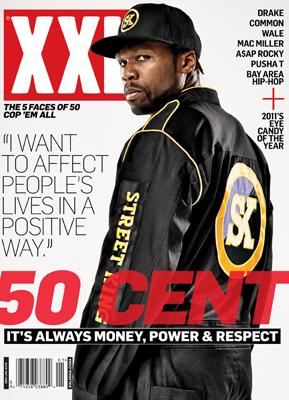 50 Cent на обложке журнала XXL в 2011