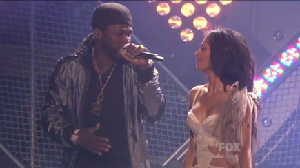 Nicole Scherzinger ft. 50 Cent - Right There American Idol Live