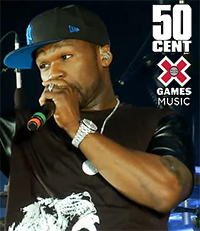 50 Cent - Концерт в Барселоне X Games Music 18 мая 2013