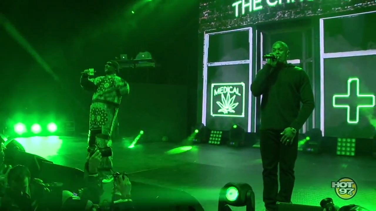 Dr. Dre & Snoop Dogg live in New York on Hot 97