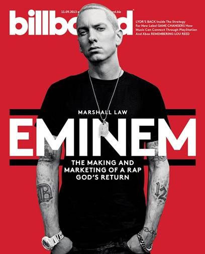 Eminem на обложке Billboard ноябрь 2013