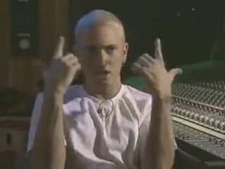Eminem & Dr. Dre - interview in studio about The Slim Shady LP on MTV 1999