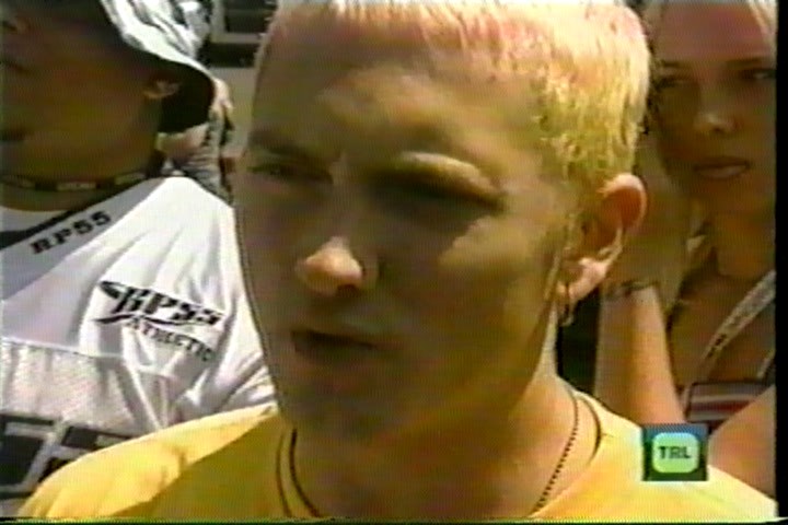 Eminem - Vans Warped Tour on MTV TRL 1999