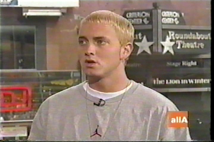 Eminem announcing Warped Tour on MTV TRL 1999
