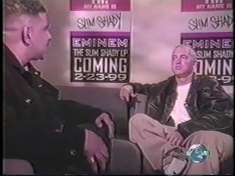Eminem promo interview about The Slim Shady LP 1999 on Video Music Box