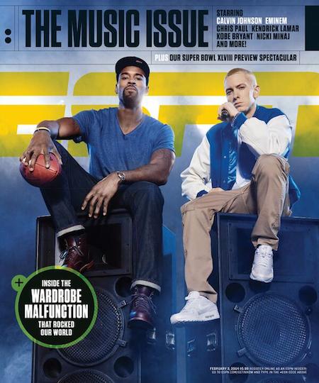 Eminem на обложке журнала ESPN