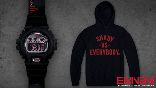 Часы Eminem G-Shock GDX6900MNM-1  и толстовка Shady vs. Everybody