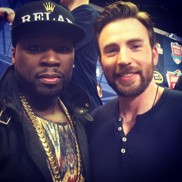 50 Cent и Chris Evans