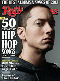 Eminem на обложке Rolling Stone '50 Величайших Хип-Хоп песен'