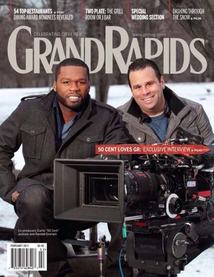 50 Cent на обложке журнала Grand Rapids