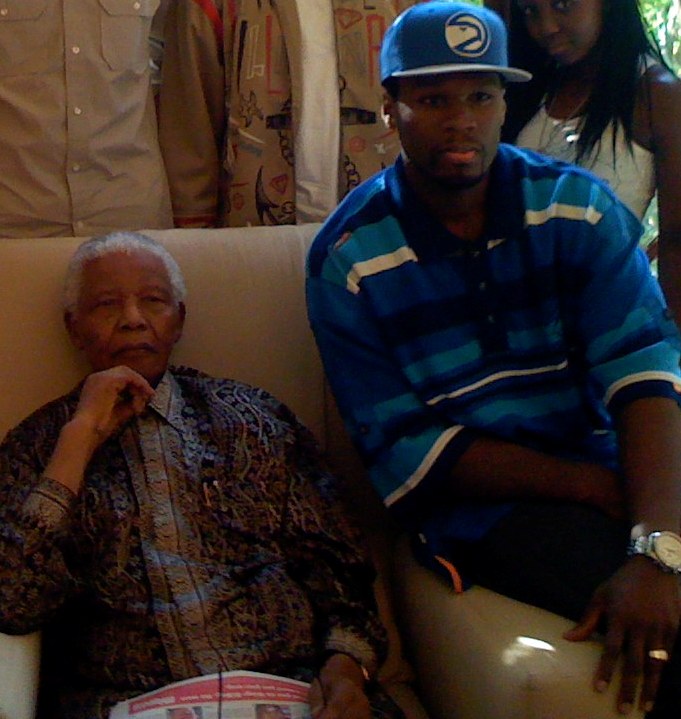 50 Cent рассказал о встрече с Нельсоном Манделой в 2008